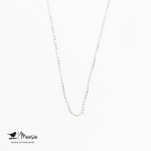 Ketting: Tiny Twisted ketting zilver - 3 stuks Ketting: Tiny Twisted ketting zilver - 3 stuks